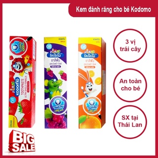 Kem Đánh Răng Trẻ Em KODOMO 40Gr Thơm Vị Trái Cây - Hàng Nội Địa Thái Lan