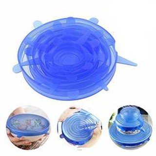 Set 6 nắp silicon đậy bát đĩa