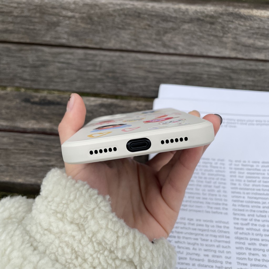 ốp iphone cạnh vuông in hình độc đáo phong cách ốp lưng 12promax 11 pro max xsmax xs xr 11pro x 7plus 8 plus 6plus