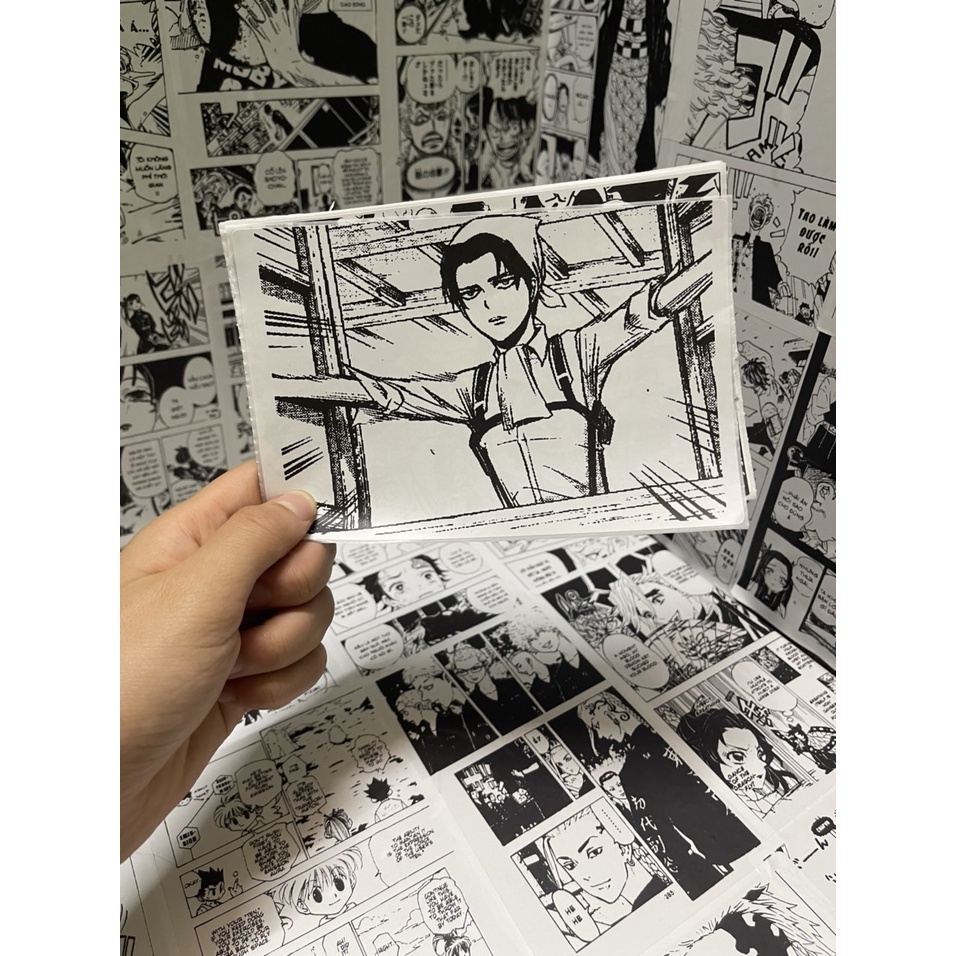Tranh dán tường poster anime manga wall giấy dán tường anime decor góc học tập làm việc