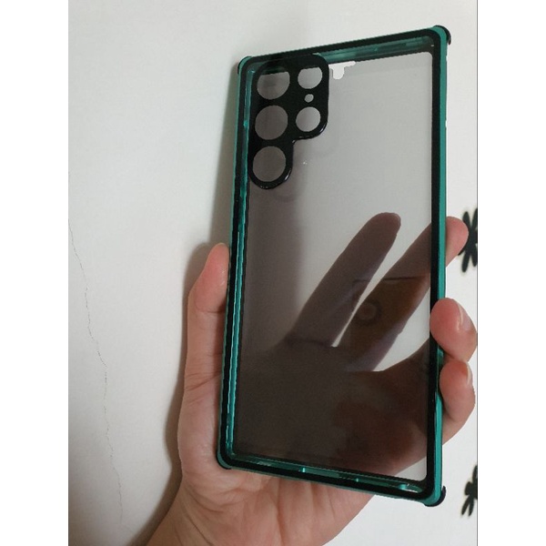 Pass ốp lật samsung s22 ultra xanh lá