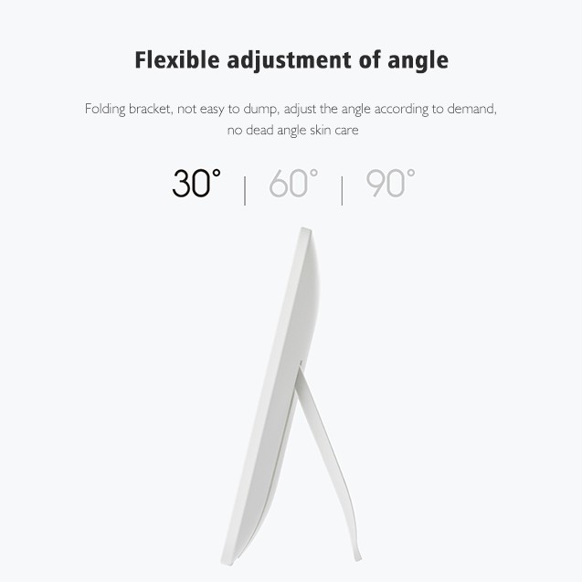 Xiaomi Youpin Gương Trang Điểm Để Bàn Jordan&amp;Judy Với Đèn Led Có Thể Gấp Gọn Được