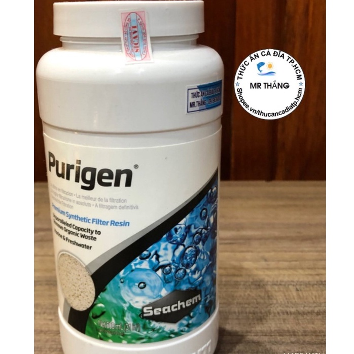 Seachem Purigen : Vật liệu lọc cao cấp cho bể cá