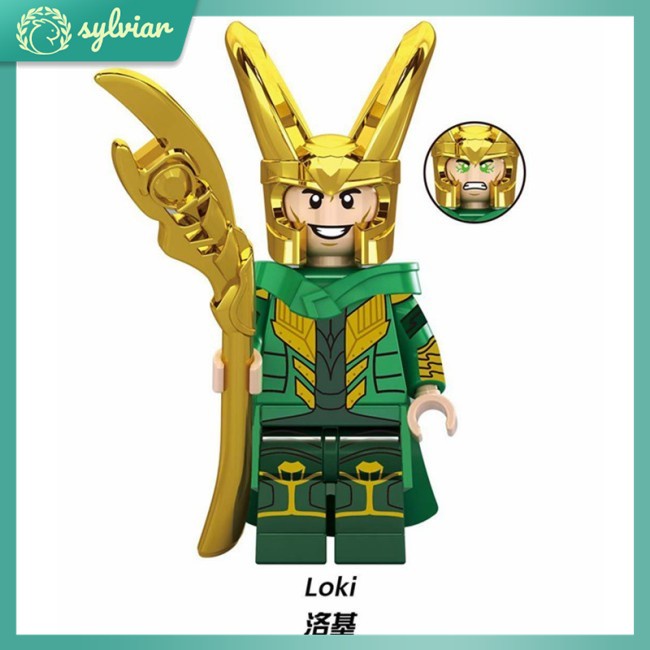 Bộ Đồ Chơi Lắp Ráp Lego Nhân Vật Thor Loki Hela Odin Iron Man Spiderman Dành Cho Trẻ Em