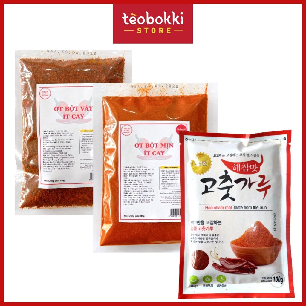 Ớt Bột Giống Hàn Quốc 100g, 250g