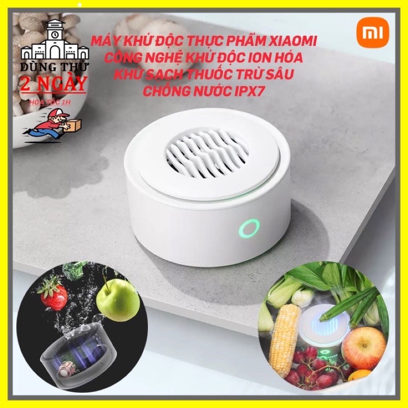 Máy rửa rau củ quả Xiaomi, khử trùng loại bỏ thuóc bảo vệ thực vật