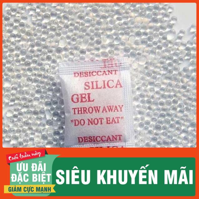 Gói hút ẩm đóng túi 1KG loại 1/2/3/5/10/20/50/100/500g Silicagel - Gói chống ẩm mốc, khử mùi