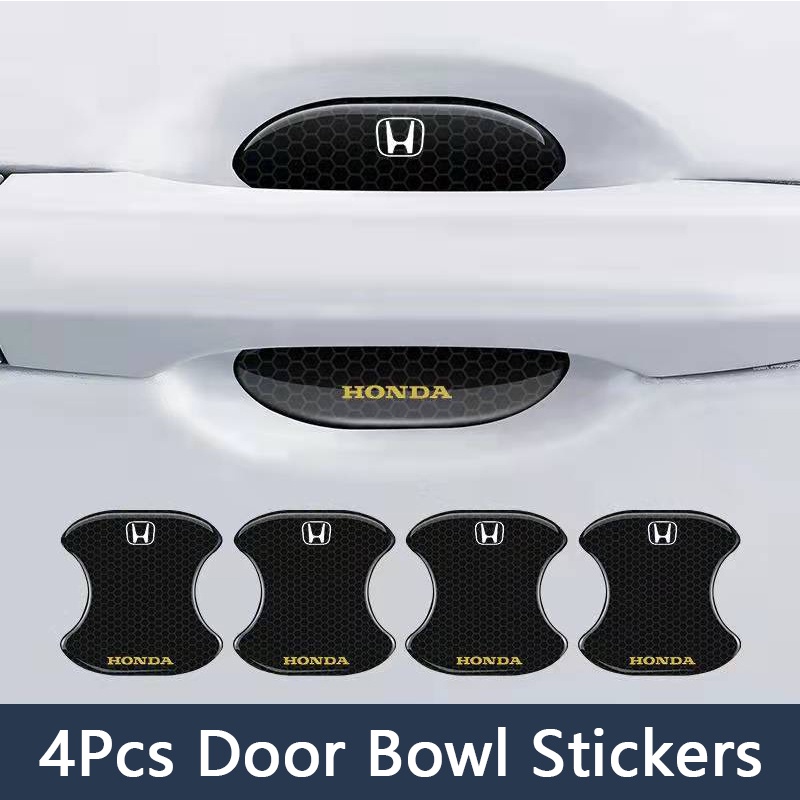 Miếng Dán Phản Quang / Dạ Quang Chống Trầy Xước Hõm Cửa Ô Tô / Tay Nắm Cửa Ô Tô Cho Nhiều Hãng Xe Honda City Brio Civic Jazz CRV HRV Accord Freed C70 BRV