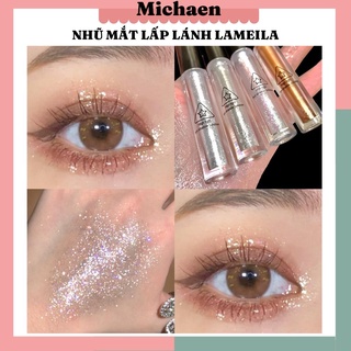 Nhũ mắt lấp lánh Phấn mắt nội địa Trung dạng gel Michaen