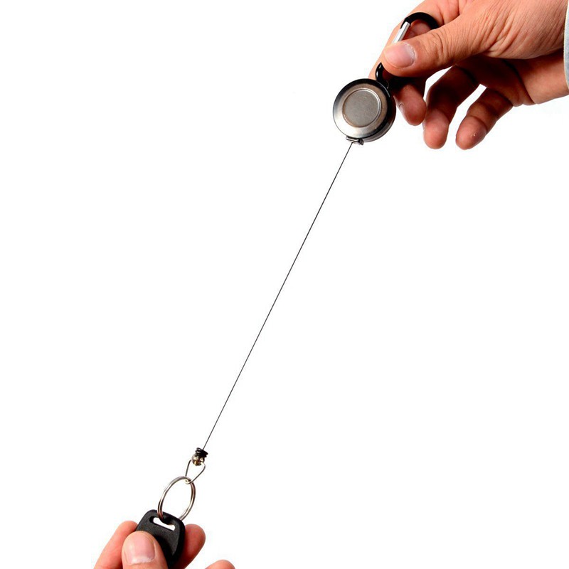 Móc khóa cuộn dây kéo dài 50cm đa năng tiện dụng