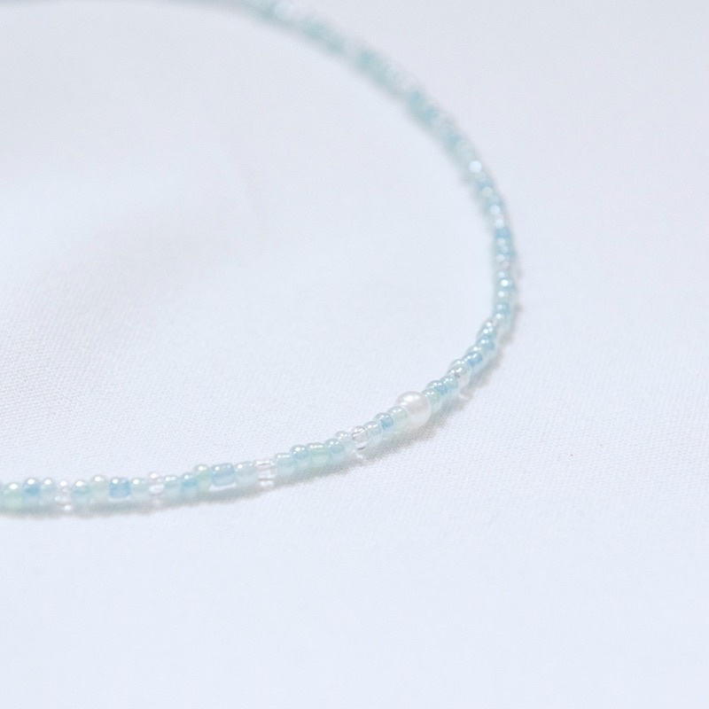 Handmade - Combo vòng cổ hạt cườm hoạt tiết trái tim