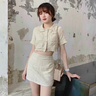 SET VÁY DẠ TWEED XINH XẮN