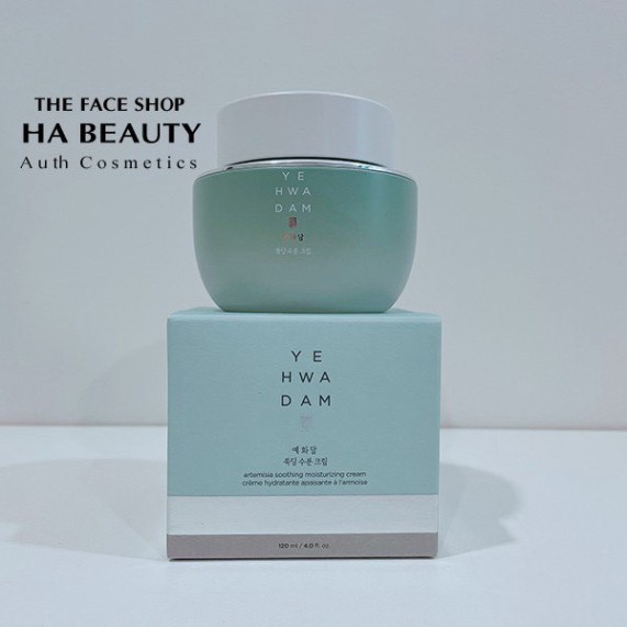 Kem dưỡng ẩm làm dịu da chống lão hóa oxy hóa vitamin The Face Shop Yehwadam Artemisia Soothing Moisturizing Cream 120ml