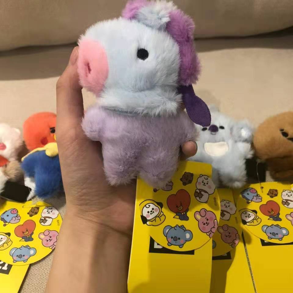 Hoạt Hình Móc Khóa Hình Nhân Vật bt21 Nhồi Bông Đáng Yêu