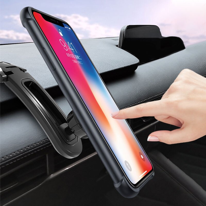 Giá đỡ điện thoại SEAMETAL có giác hút gắn bảng điều khiển xe hơi hỗ trợ điều hướng xoay được 360 độ chống rung tiện lợi