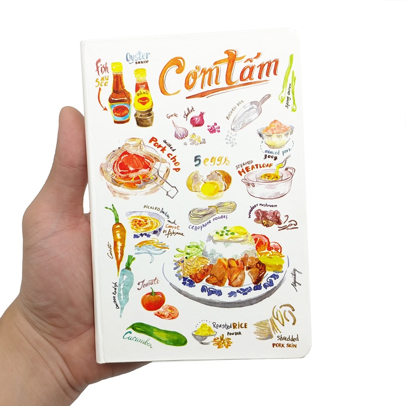 Sổ Tay Tasteful Việt Nam 100 Trang 90gsm Size S Khai Trí Stationery - Hình Cơm Tấm