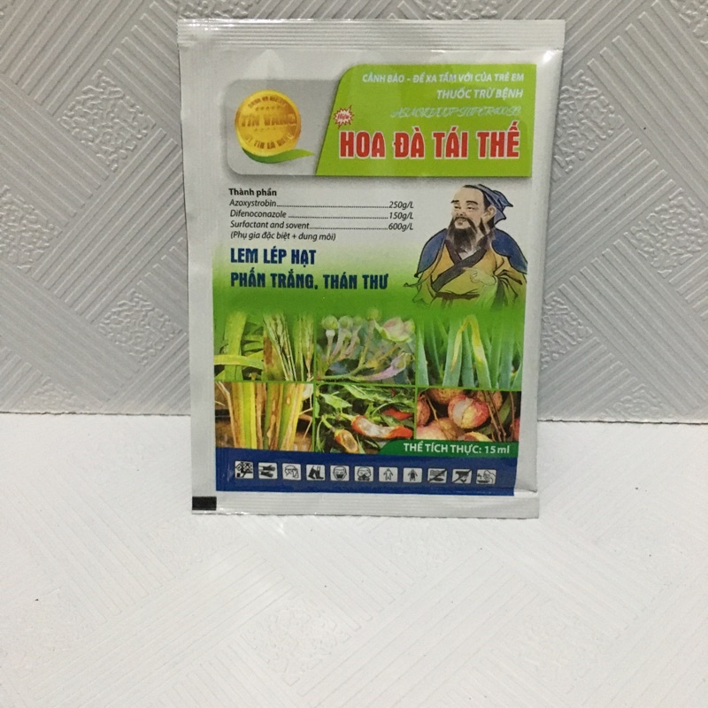 [HIỆU QUẢ] HOA ĐÀ TÂM NÔNG-Đặc trị phấn trắng, rỉ sắt, vàng lá, cây đốm lá, trên HOA HỒNG