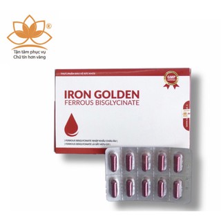 IRON GOLDEN - HỖ TRỢ BỔ SUNG SẮT, ACID FOLIC, VITAMIN