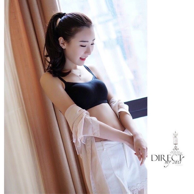 Áo Lá 3 Dây Áo Bra học sinh Hàng Đẹp - có Đệm Mút Vải Cotton