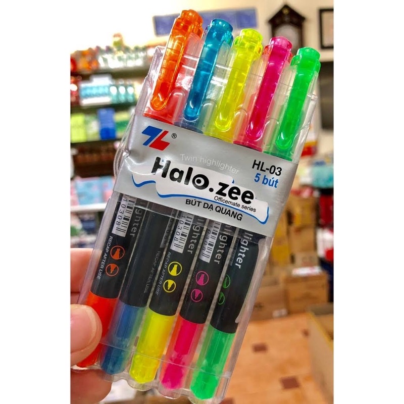 VỈ 5 CÂY BÚT DẠ QUANG THIÊN LONG HL03