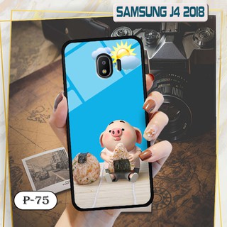 Ốp kính in hình cute Samsung Galaxy J4 2018