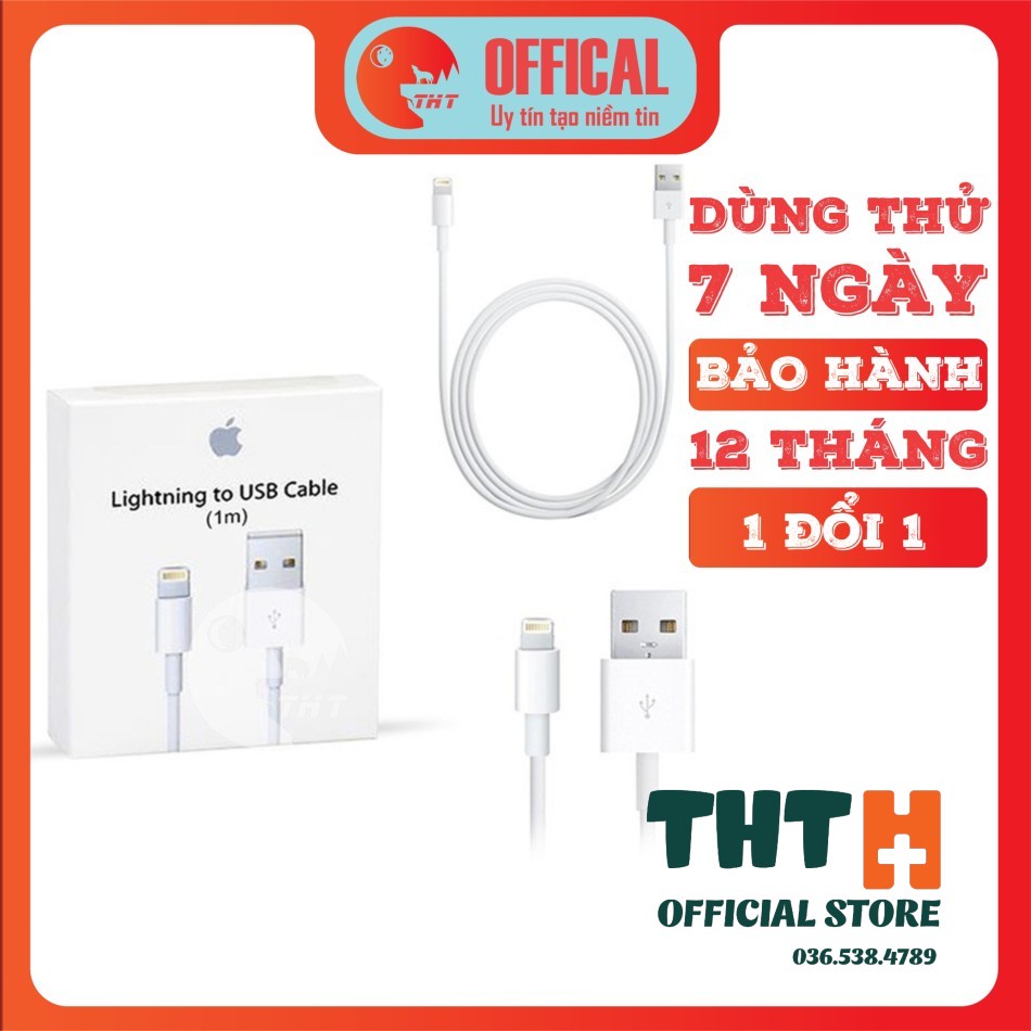 [BH 1 đổi 1 12 Tháng] Cáp Sạc Iphone IC Chính Hãng Cổng Lightning