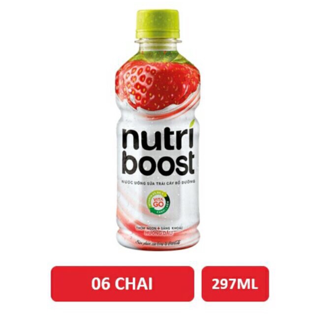 [Mã SKAMLTSM9 giảm 10% đơn 99K] Nutriboost vị dâu và cam hoặc twister sữa trái cây