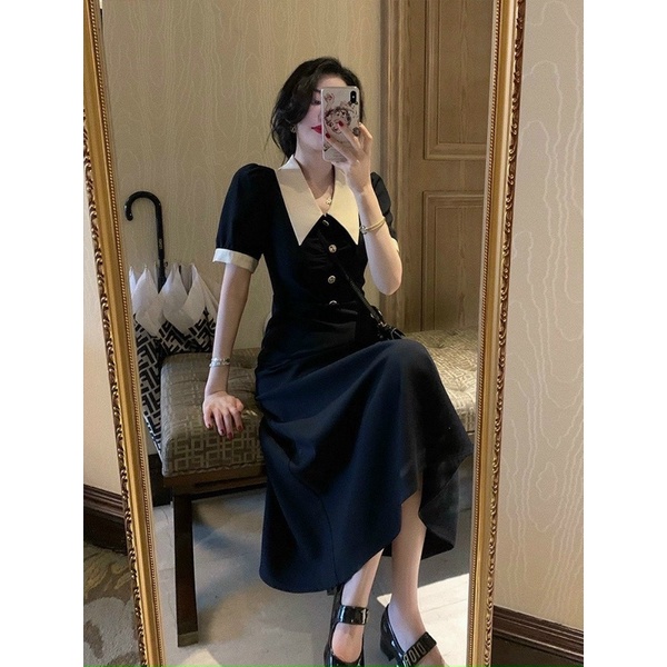 ♥️ĐẦM NAVY CỔ SEN
