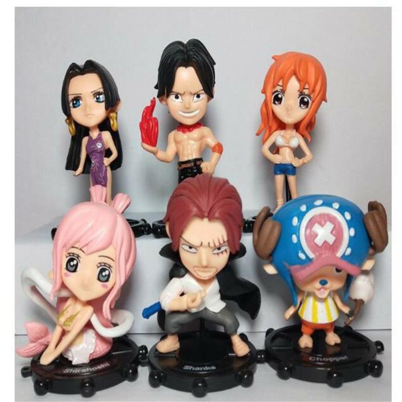 [12CM] COMBO BỘ MÔ HÌNH WCF CHIBI ONEPIECE có 2 loại onepiece Râu trắng Law luffy doflamingo figure nico robin Poseidon