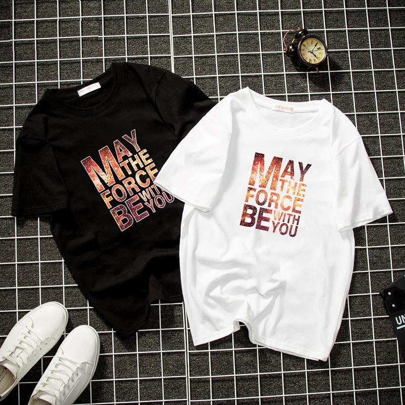 Áo thun unisex nam nữ chữ kiểu cá tính vải dày mịn 2021T3209