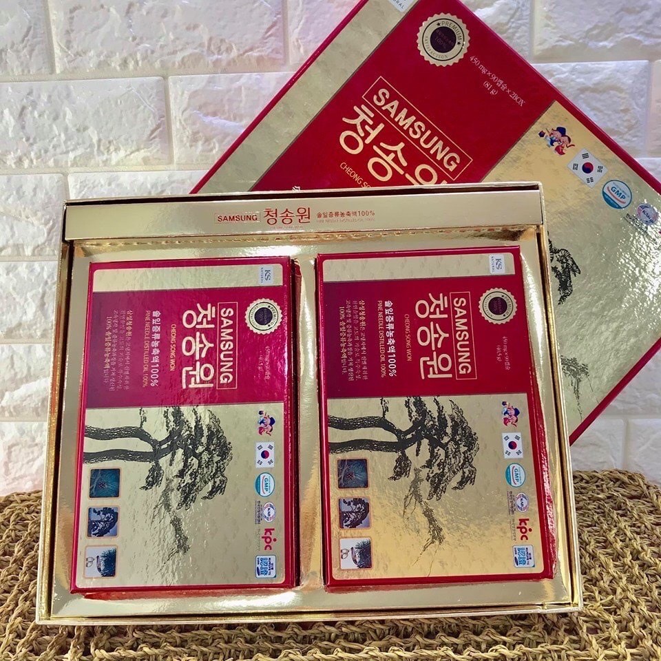 [HÀNG MỚI VỀ] Tinh dầu thông đỏ Samsung CheongSongWon Premium Hàn Quốc, Hộp 180 viên | BigBuy360 - bigbuy360.vn