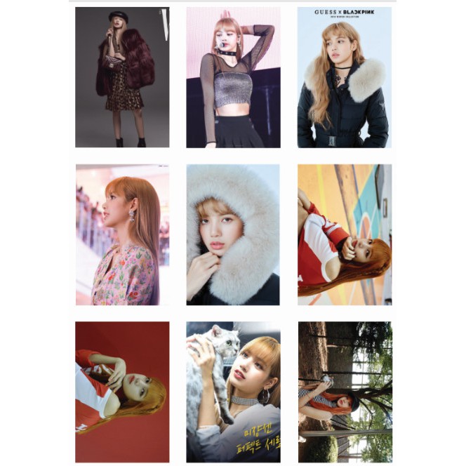 Lomo card 45 ảnh thành viên BLACKPINK - LISA NEW T11