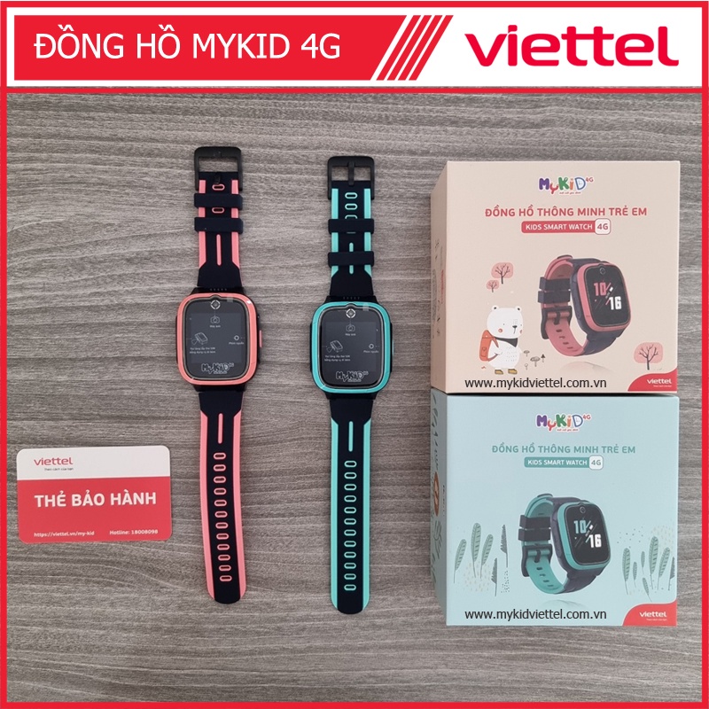 MYKID Viettel 4g Đồng Hồ Trẻ em viettel Mới Nhất 2022 gọi video Call Định Vị Thông Minh