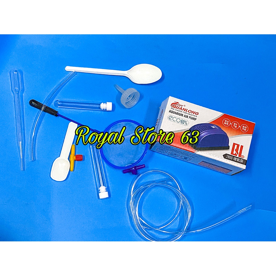 Combo bộ ấp Artermia và máy tạo oxy 1 vòi  cho cá cảnh