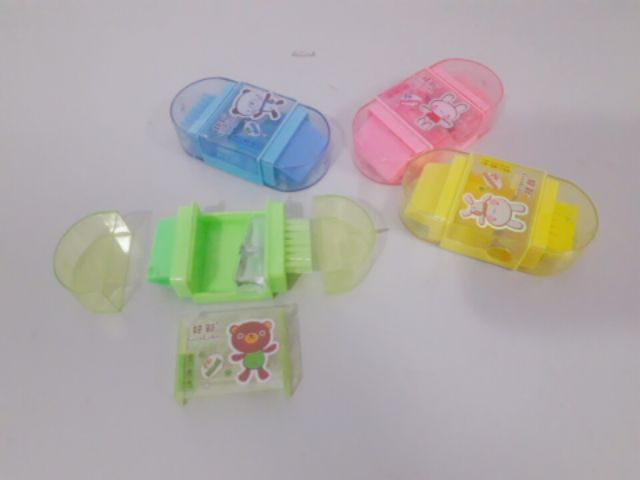 Chuốt viết chì kèm gôm tẩy