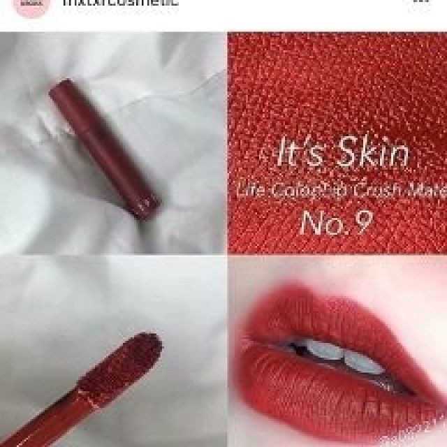 [ Có Bill ] Sản Phẩm Son Kem Lì It’s Skin Life Color Lip Crush Matte [Hàng Chính Hãng]