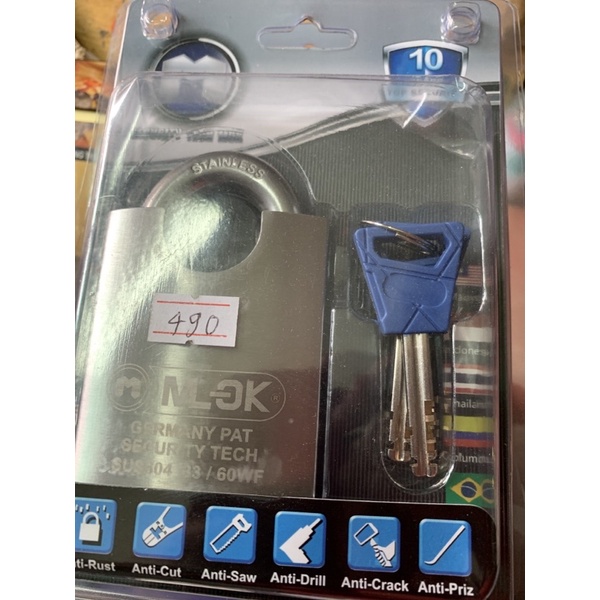 Khoá, ổ khoá nhập khẩu Đức Mlock inox 304 bảo hành 10 năm