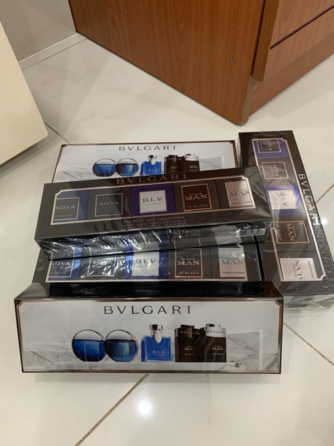 Nước hoa bộ set mini Bvlgari 5 chai khác nhau (5ml)