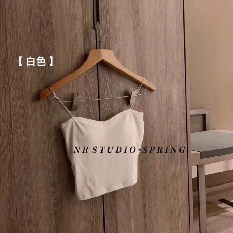 Áo Hai Dây Siêu Mảnh Kèm Đệm Mút Lót Ngực ( mua 2 cái rẻ hơn ), TONGKHOCHITUE | BigBuy360 - bigbuy360.vn