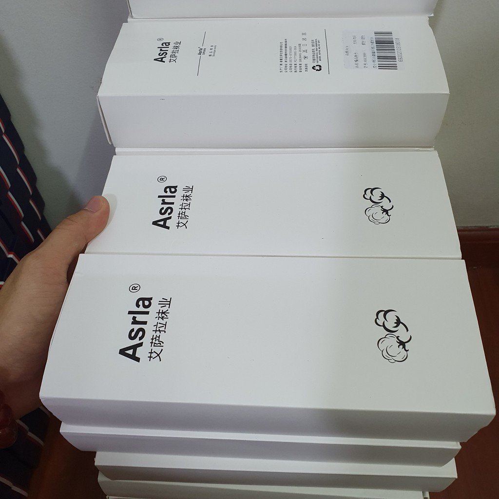Tất Nữ Cổ Ngắn, Vớ Nam Nữ Ngắn cổ [ASRLA] Sợi cotton cao cấp, thoáng khí, mềm nhẹ Hộp quà tặng 5 đôi TAT016