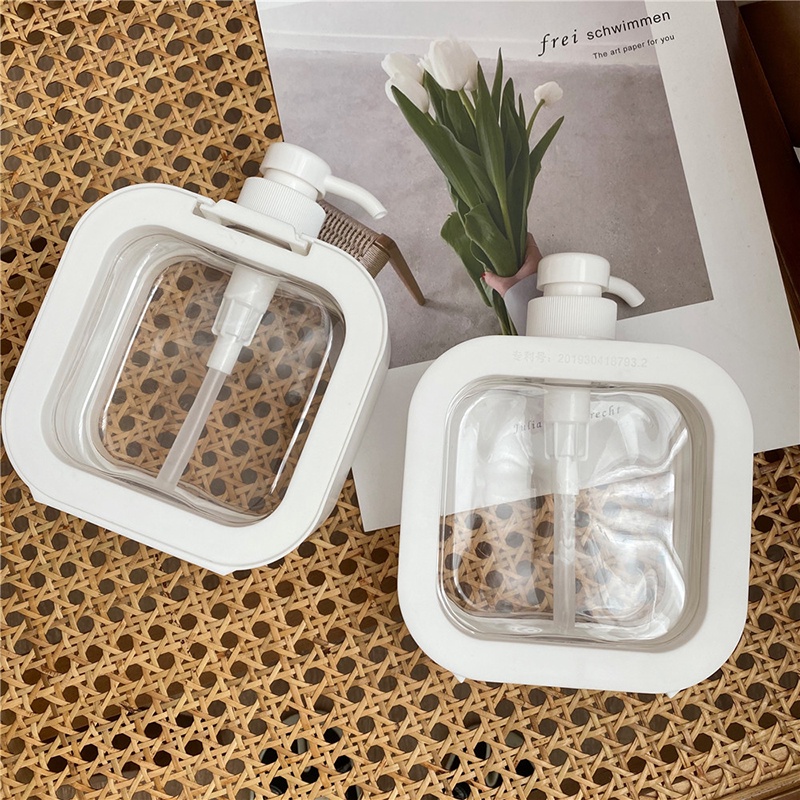 Bình Đựng Xà Phòng Dạng Ấn Dung Tích 300ML Tiện Dụng Cho Gia Đình