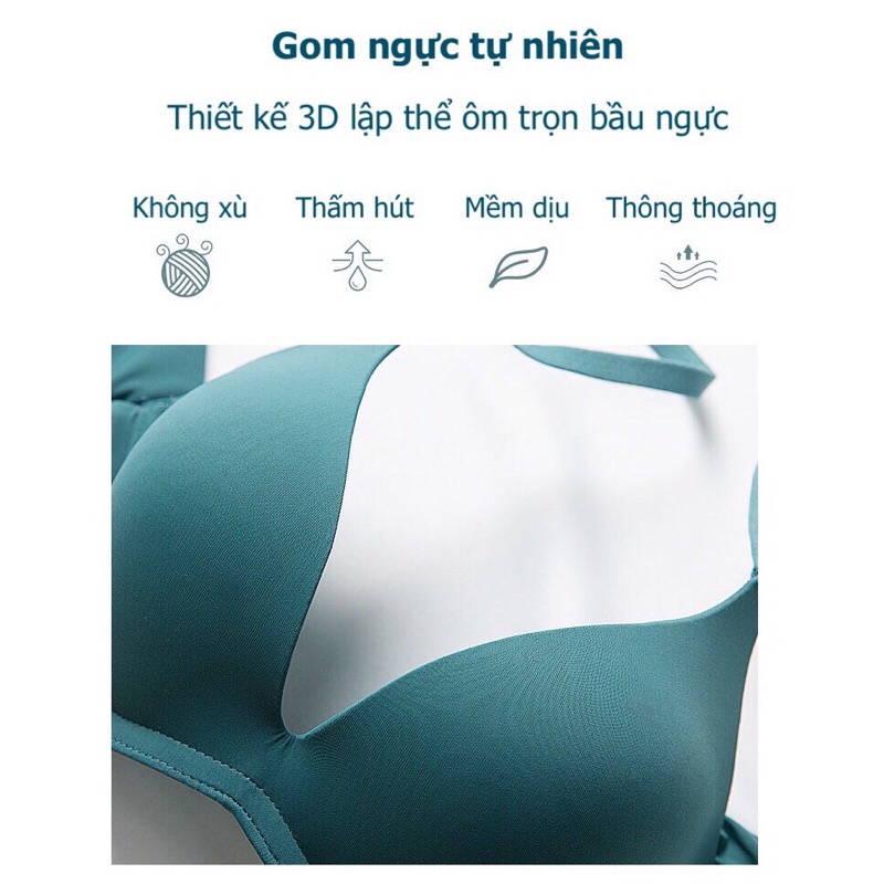 Áo ngực su sữa tàng hình không gọng đệm mỏng xuất Nhật mẫu mới
