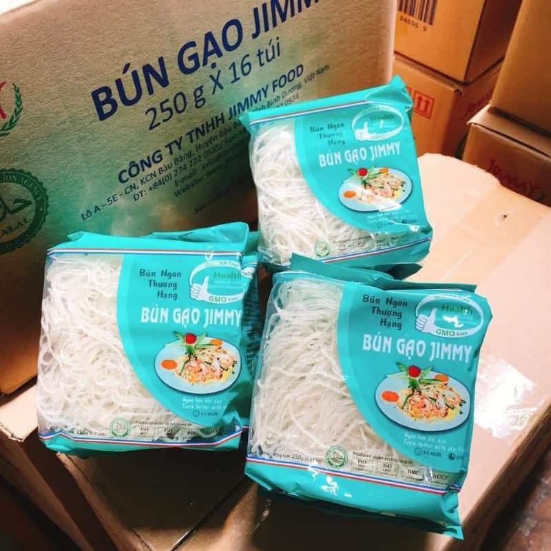 Thùng Bún Gạo Khô Jimmy 16 gói hsd 15/10/2024