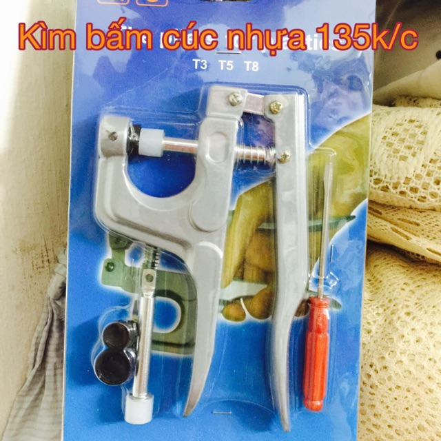 Bộ kìm bấm cúc nhựa