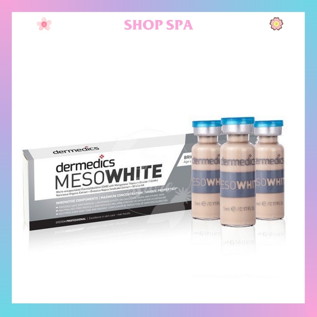 Cấy phấn mesowhite hộp 10 chai nhỏ
