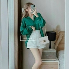 Set sơ mi áo kiểu kèm quần váy cực đẹp phong cách thanh lịch sang chảnh