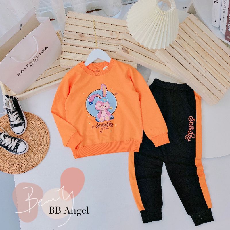 Bộ da cá nhà máy Bb Angel cho bé gái lớn