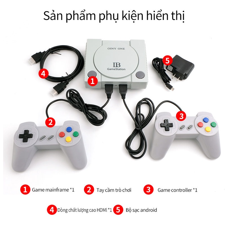 Máy Chơi Game Stick 4k - HDMI 3500 + 20 trò mới độc quyền, kết nối không dây game 4 nút, 6 nút, PS1/GBA/GBC/GB/NES/SNES.