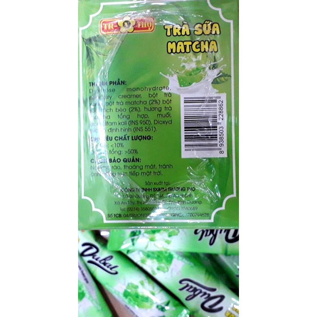 TRÀ SỮA Matcha Dubal - Trường Thọ chất lượng thơm ngon từ Matcha