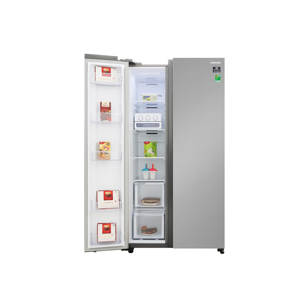 RS62R5001M9/SV - Tủ lạnh Samsung Inverter 647 lít RS62R5001M9/SV Mẫu 2019